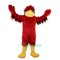 Long Hairy Red Eagle Cartoon Uniform, Long Hairy Red Eagle Cartoon Mascot Costume