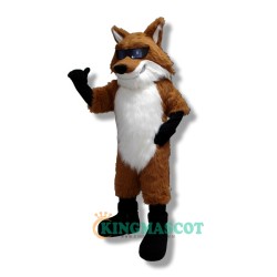 Fox Uniform, Glasses Fox Mascot Costume