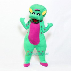 Baby Bop Green Dinosaur Barney Uniform, Baby Bop Green Dinosaur Barney Mascot Costume