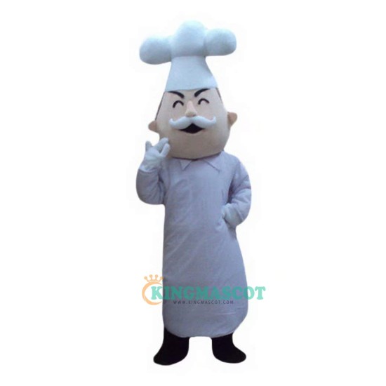 Baker Cook Cartoon Uniform, Baker Cook Cartoon Mascot Costume