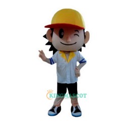 Baseball Boy Cartoon Uniform, Baseball Boy Cartoon Mascot Costume