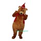 Bear Brown Cartoon Uniform, Bear Brown Cartoon Mascot Costume