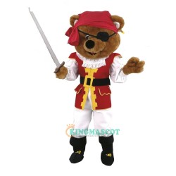 Pirate Cute Bear Uniform, Pirate Cute Bear Mascot Costume