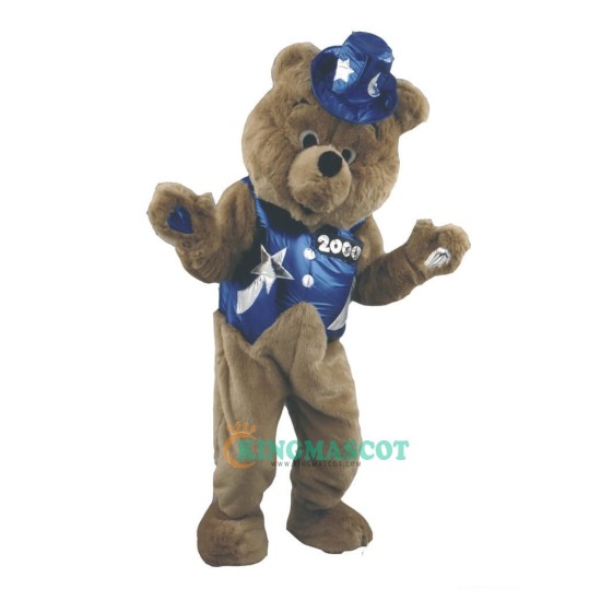 Cute Friendly Bear Uniform, Cute Friendly Bear Mascot Costume
