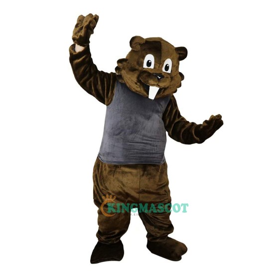 Beaver Gopher Cartoon Uniform, Beaver Gopher Cartoon Mascot Costume