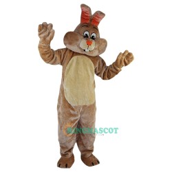 Beige Rabbit Uniform Bunny Uniform, Beige Rabbit Costume Bunny Mascot Costume
