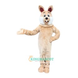 Beige Rabbit Uniform Bunny Uniform, Beige Rabbit Costume Bunny Mascot Costume