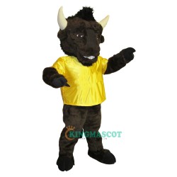 Handsome College Bison Uniform, Handsome College Bison Mascot Costume