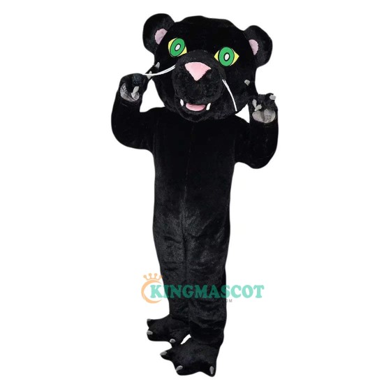 Black Cat Wolf Leopard Dog Cartoon Uniform, Black Cat Wolf Leopard Dog Cartoon Mascot Costume