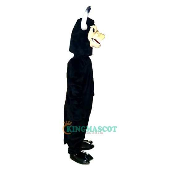 Black Cow Cartoon Uniform, Black Cow Cartoon Mascot Costume