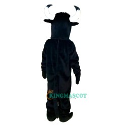Black Cow Cartoon Uniform, Black Cow Cartoon Mascot Costume