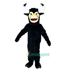 Black Cow Cartoon Uniform, Black Cow Cartoon Mascot Costume