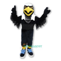 Black Domineering Valor Eagle Uniform, Black Domineering Valor Eagle Mascot Costume