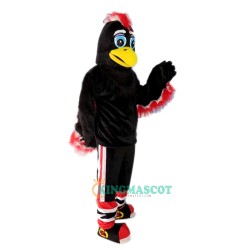 Black Eagle Cartoon Uniform, Black Eagle Cartoon Mascot Costume