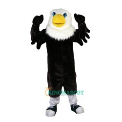 Black Eagle White Head Cartoon Uniform, Black Eagle White Head Cartoon Mascot Costume