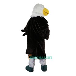 Black Eagle White Head Cartoon Uniform, Black Eagle White Head Cartoon Mascot Costume