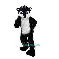 Black Raccoon Cartoon Uniform, Black Raccoon Cartoon Mascot Costume