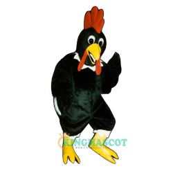 Black Rooster Uniform, Black Rooster Mascot Costume