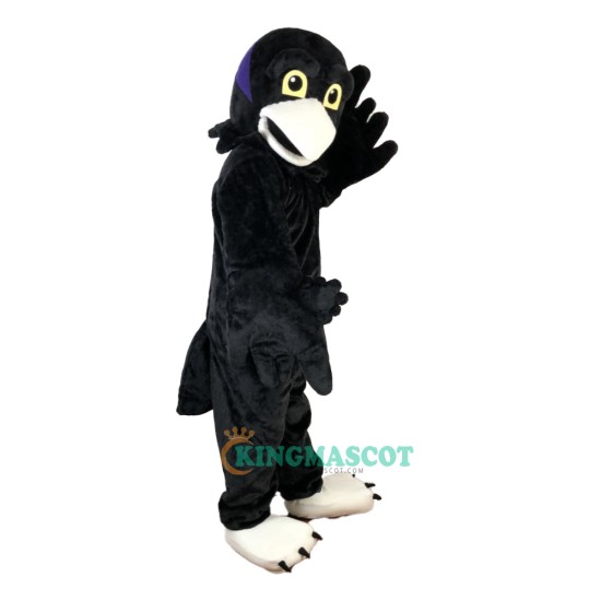 Black Short-Haired Eagle Cartoon Uniform, Black Short-Haired Eagle Cartoon Mascot Costume