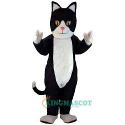 Cat Uniform, Black & White Cat Lightweight Mascot Costume