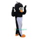 Black White Crow Cartoon Uniform, Black White Crow Cartoon Mascot Costume