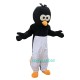 Black White Crow Cartoon Uniform, Black White Crow Cartoon Mascot Costume