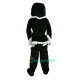 Black White Eagle Cartoon Uniform, Black White Eagle Cartoon Mascot Costume