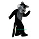 Black Wolf Cartoon Animal Uniform, Black Wolf Cartoon Animal Mascot Costume