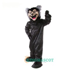 Black Wolf Uniform, Black Wolf Mascot Costume