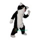 Black and White Cat Cartoon Uniform, Black and White Cat Cartoon Mascot Costume