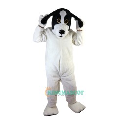 Black and White Dog Cartoon Uniform, Black and White Dog Cartoon Mascot Costume