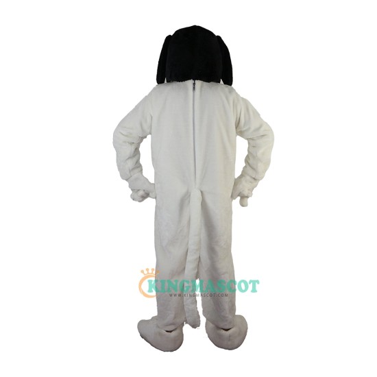 Black and White Dog Cartoon Uniform, Black and White Dog Cartoon Mascot Costume