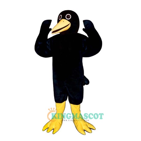 Blackie Blackbird Uniform, Blackie Blackbird Mascot Costume