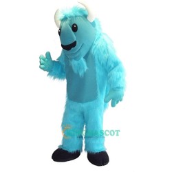Blue Interesting Buffalo Uniform, Blue Interesting Buffalo Mascot Costume