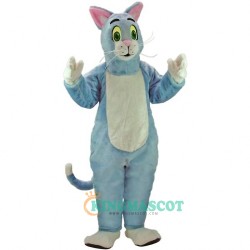 Blue Cat Uniform, Blue Cat Mascot Costume