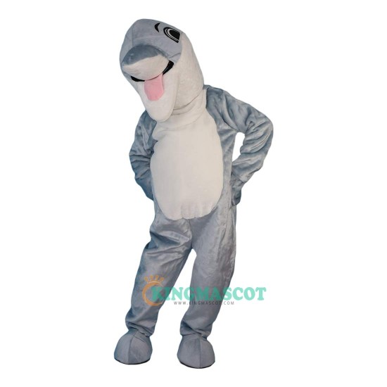 Blue Dolphin Cartoon Uniform, Blue Dolphin Cartoon Mascot Costume