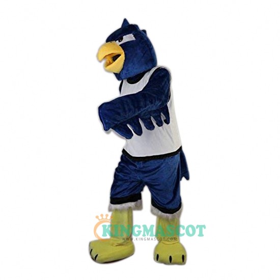 Blue Eagle Cartoon Uniform, Blue Eagle Cartoon Mascot Costume