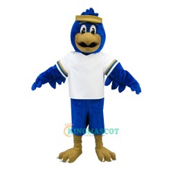 Blue Friendly Falcon Uniform, Blue Friendly Falcon Mascot Costume