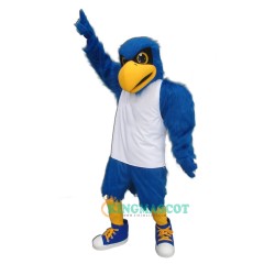 Blue Handsome Falcon Uniform, Blue Handsome Falcon Mascot Costume