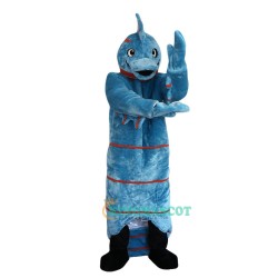 Blue Hippocampus Uniform, Blue Hippocampus Mascot Costume