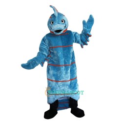 Blue Hippocampus Uniform, Blue Hippocampus Mascot Costume