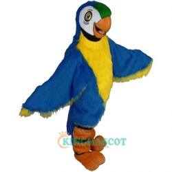 Blue Macaw Uniform, Blue Macaw Mascot Costume