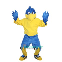 Blue Sports Eagle Cartoon Uniform, Blue Sports Eagle Cartoon Mascot Costume