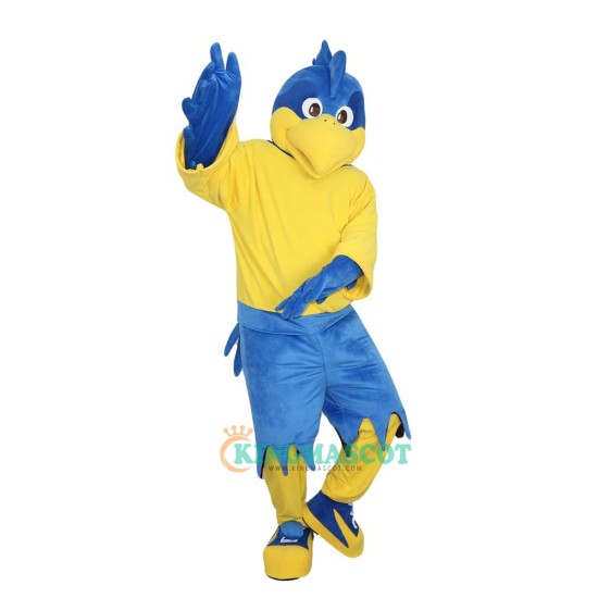 Blue Sports Eagle Cartoon Uniform, Blue Sports Eagle Cartoon Mascot Costume