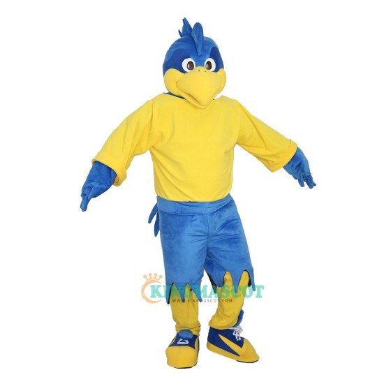 Blue Sports Eagle Cartoon Uniform, Blue Sports Eagle Cartoon Mascot Costume