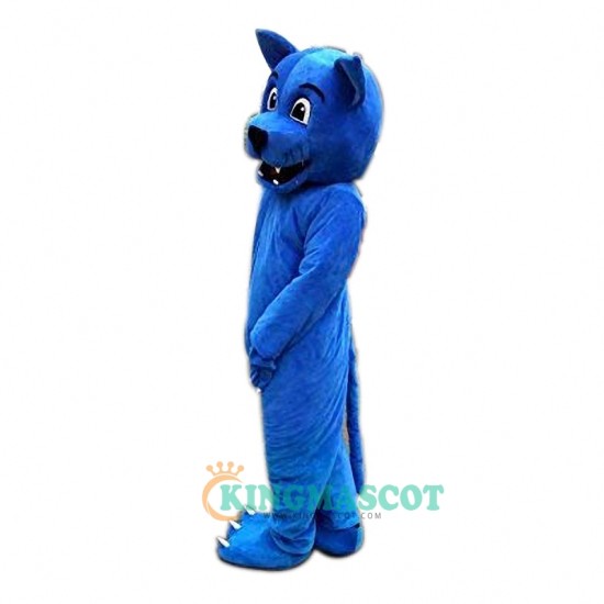 Blue Wolf Leopard Cartoon Uniform, Blue Wolf Leopard Cartoon Mascot Costume