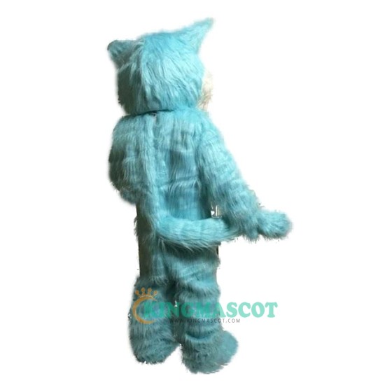 Blue big mouth Wolf Uniform, Blue big mouth Wolf Mascot Costume