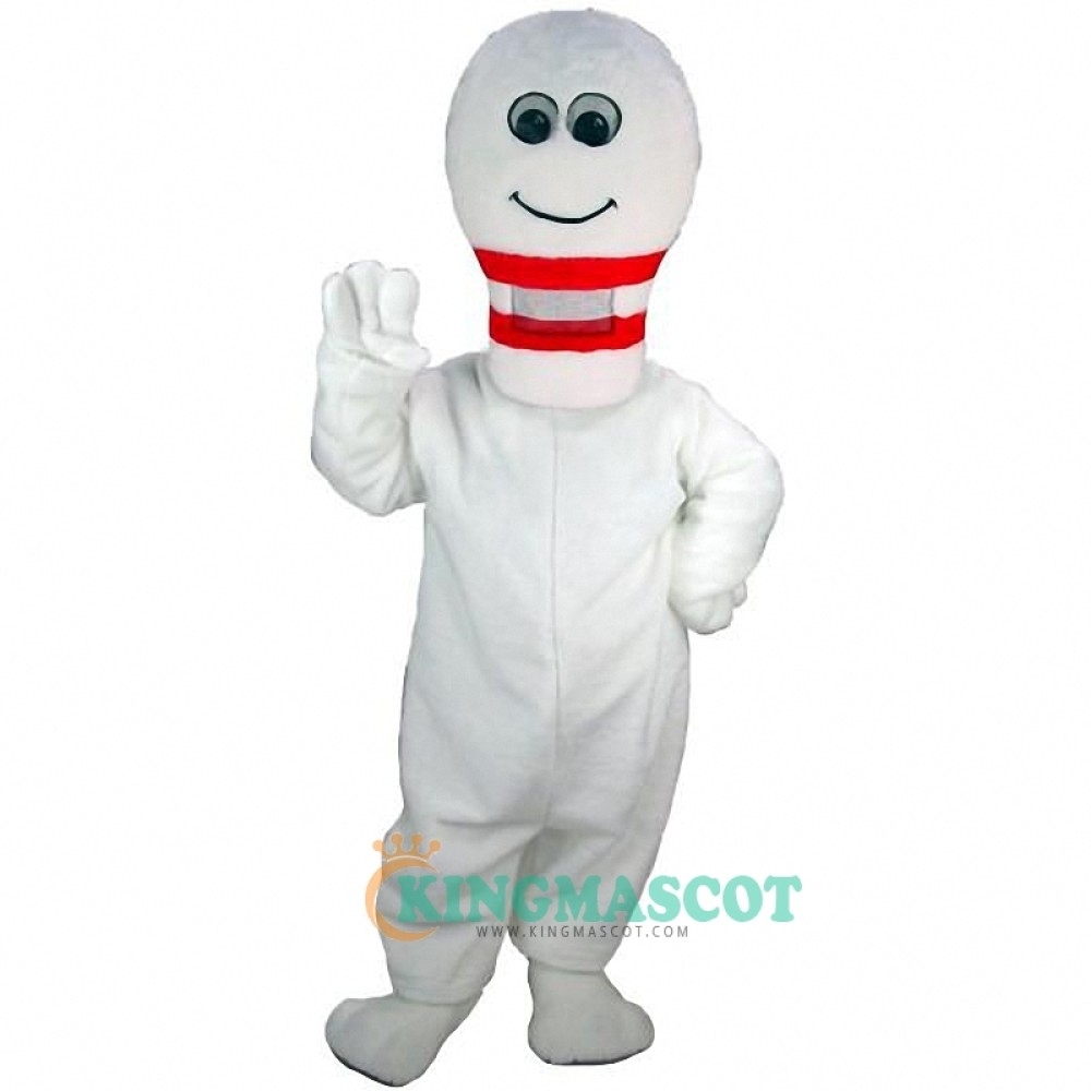 Bowling Pin Uniform, Bowling Pin Lightweight Mascot Costume