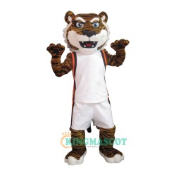 College Boy Tiger Uniform, College Boy Tiger Mascot Costume