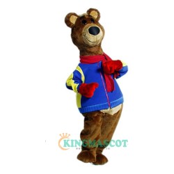 Brisky Bear Uniform, Brisky Bear Mascot Costume
